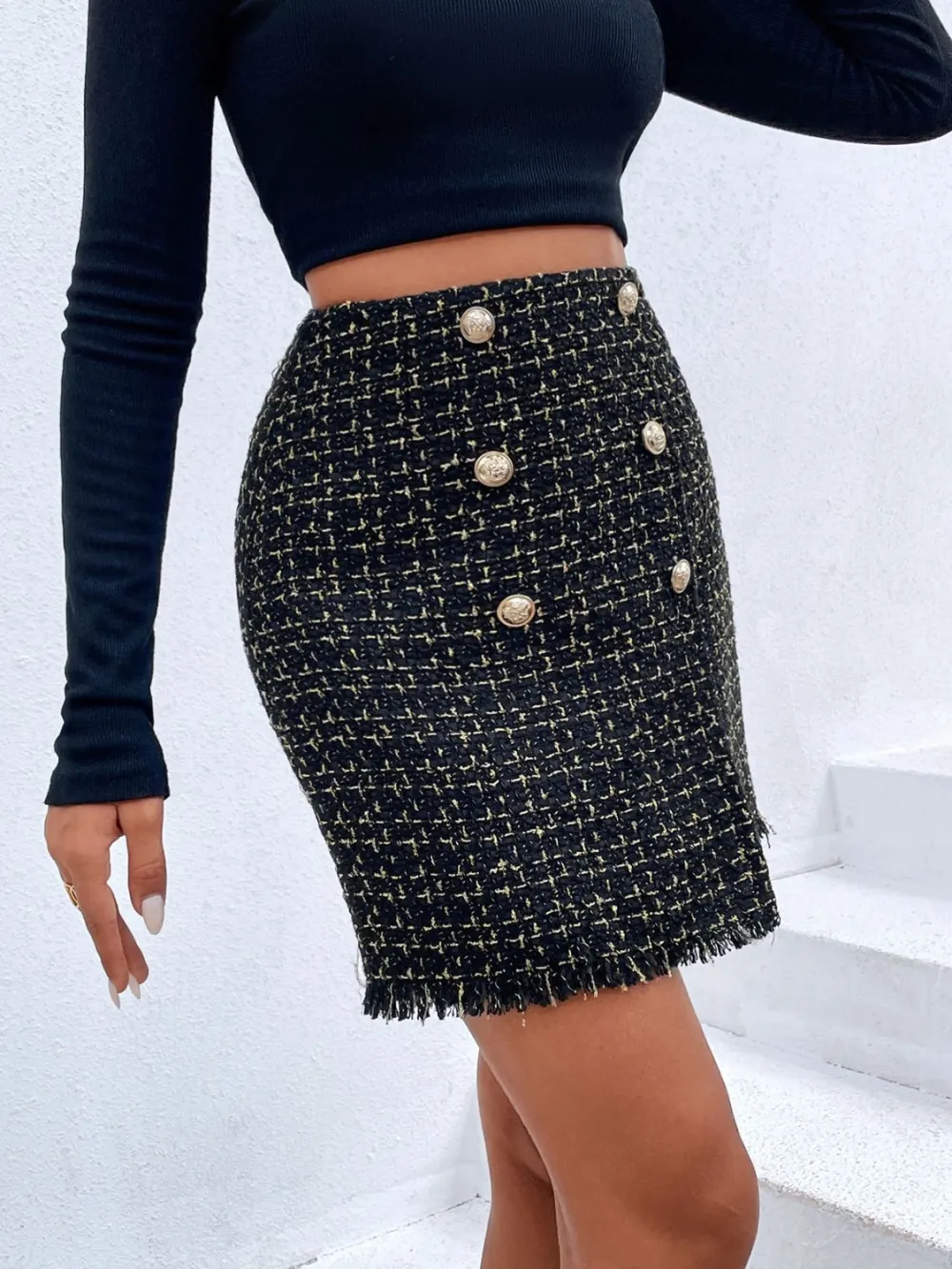 Everyday Fringed Skirt