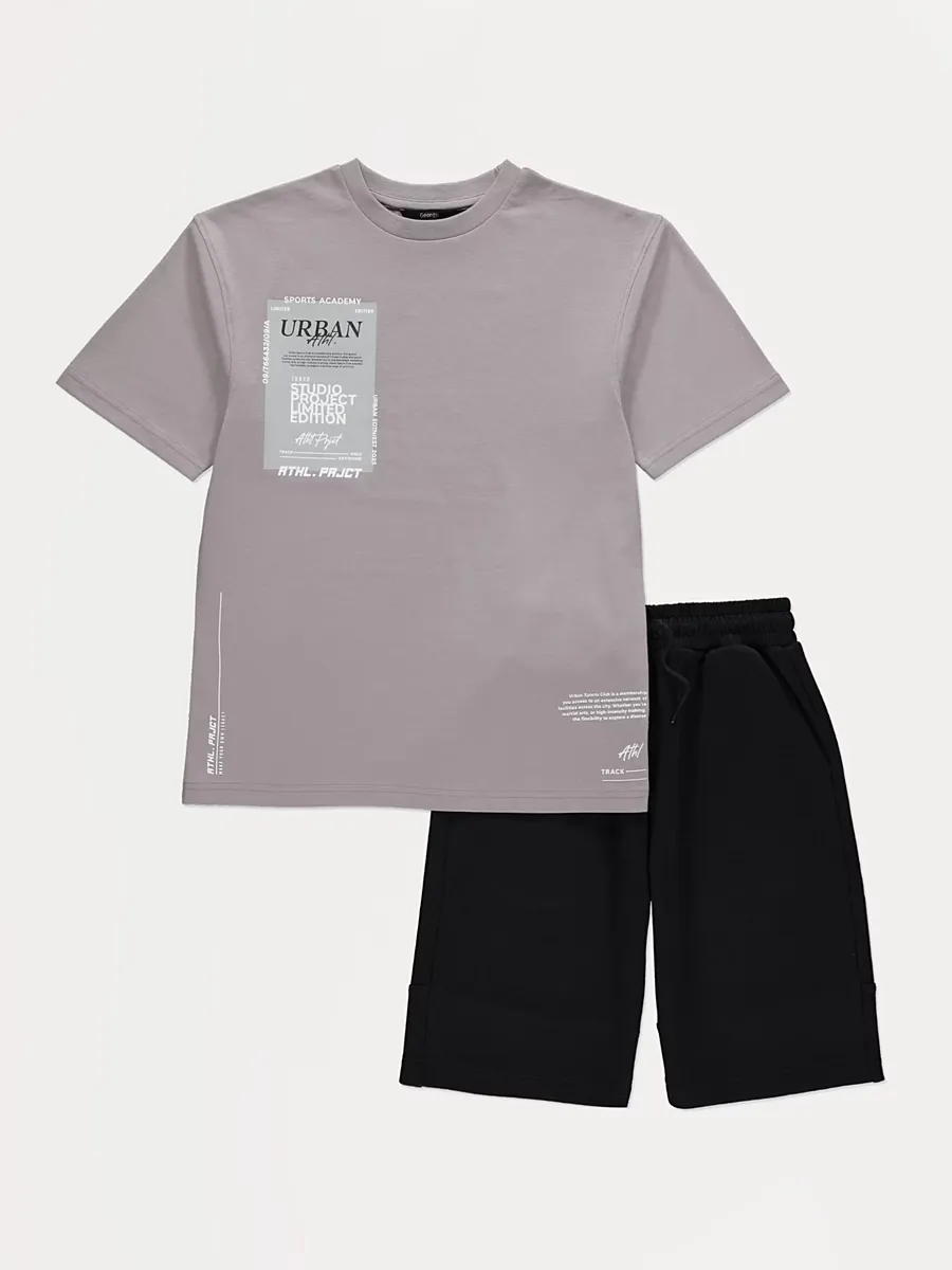 Urban Athl. T-shirt and Shorts Set