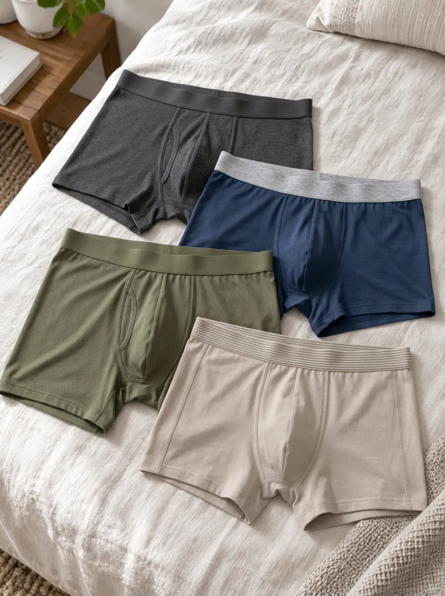 Men's Classic Essentials Basic Boxer Briefs Set