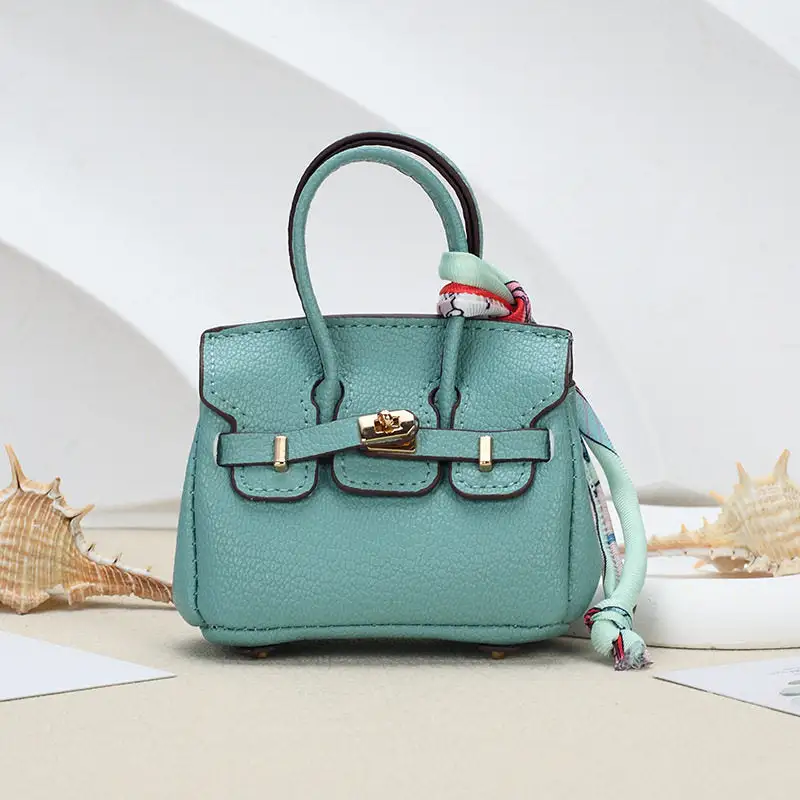 Mini Platinum Bag Pendant Keychain Earphone Accessory