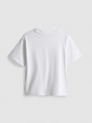 1-9yrs | Pure Cotton Stripe Textured T-Shirt detail 1