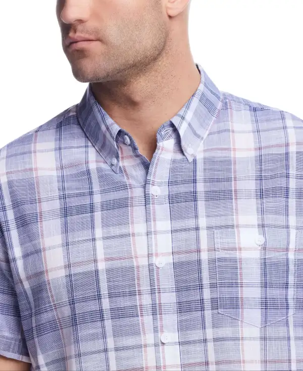 Men's Relaxed Plaid Shirt