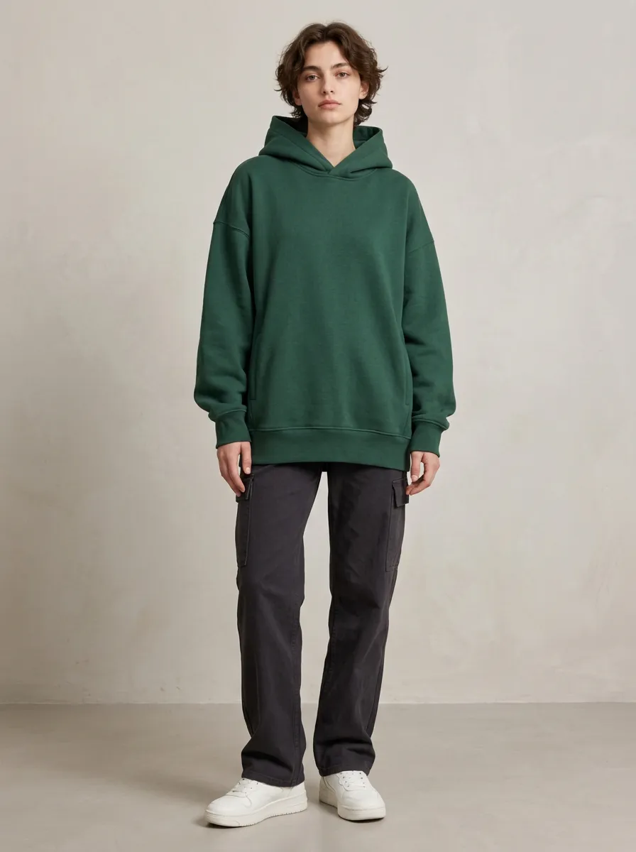 Unisex Pullover Easygoing Casual Hooded Sweatshirt