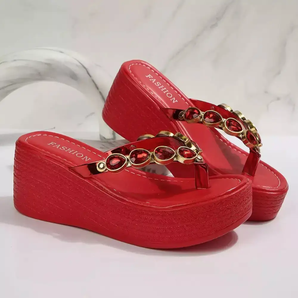 Casual Toe Post Wedge Sandals