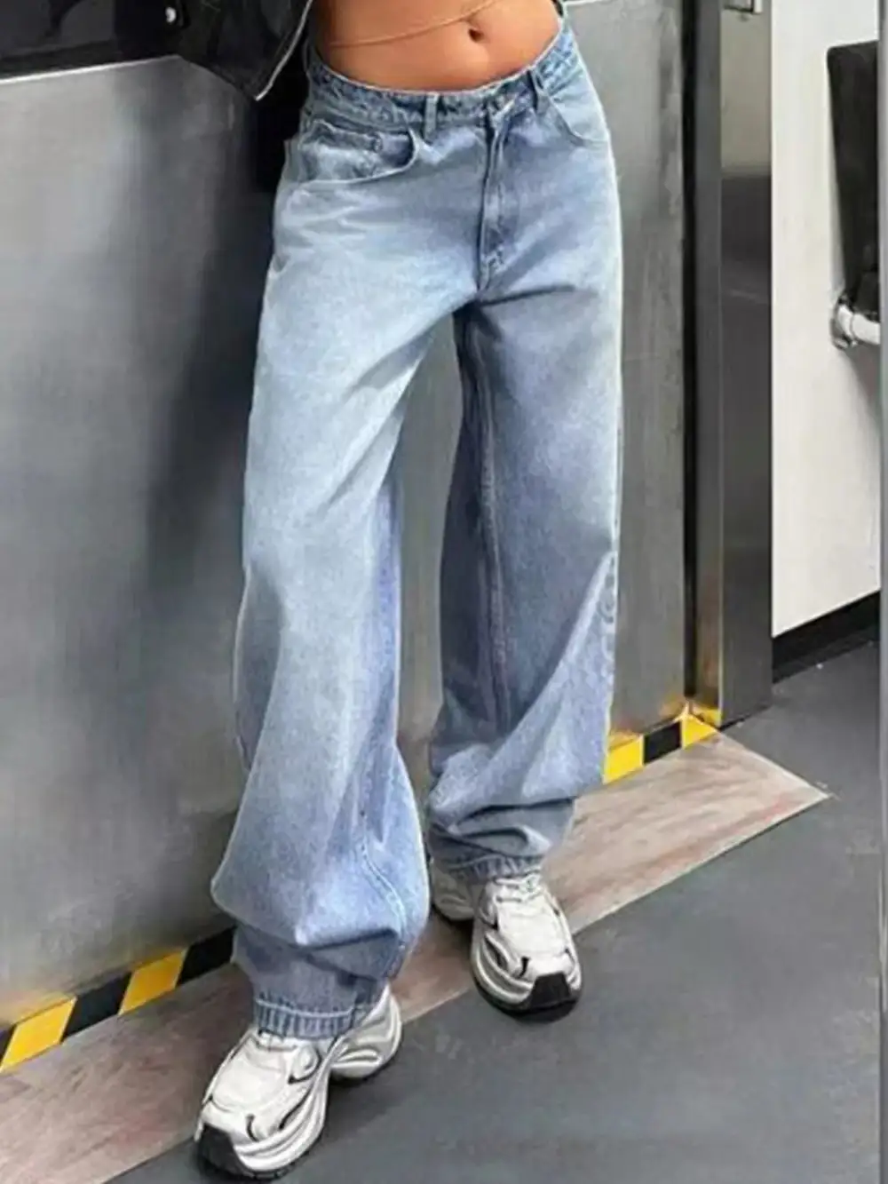 Soft Touch Wide Leg Denim Jeans