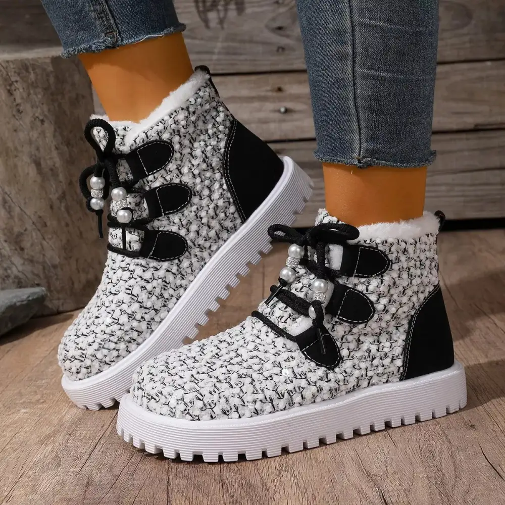 Refined Lace-Up Ankle Boots