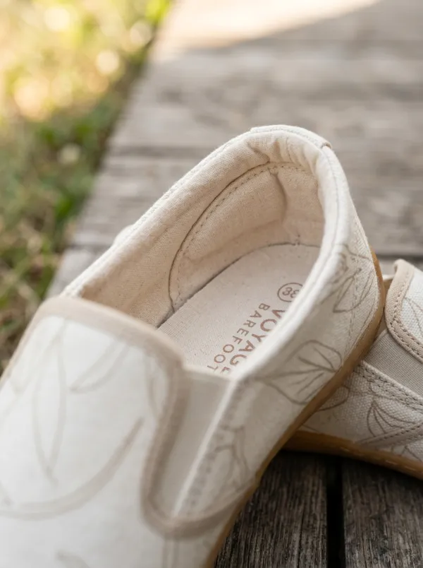 Minimal Botanical Minimalist Silhouette Unisex Barefoot Shoes