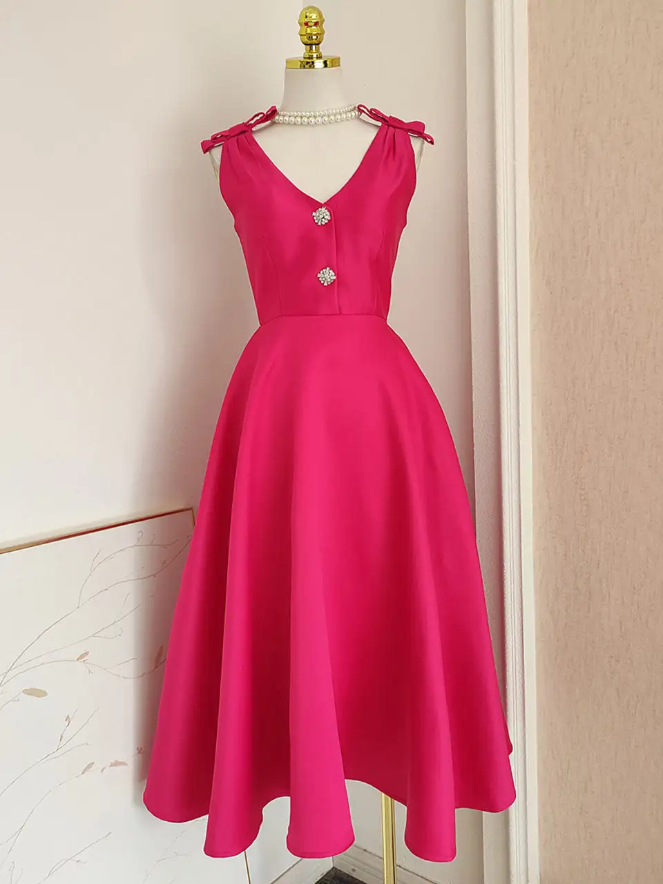 V Neck Swing Party Party Maxi Dress