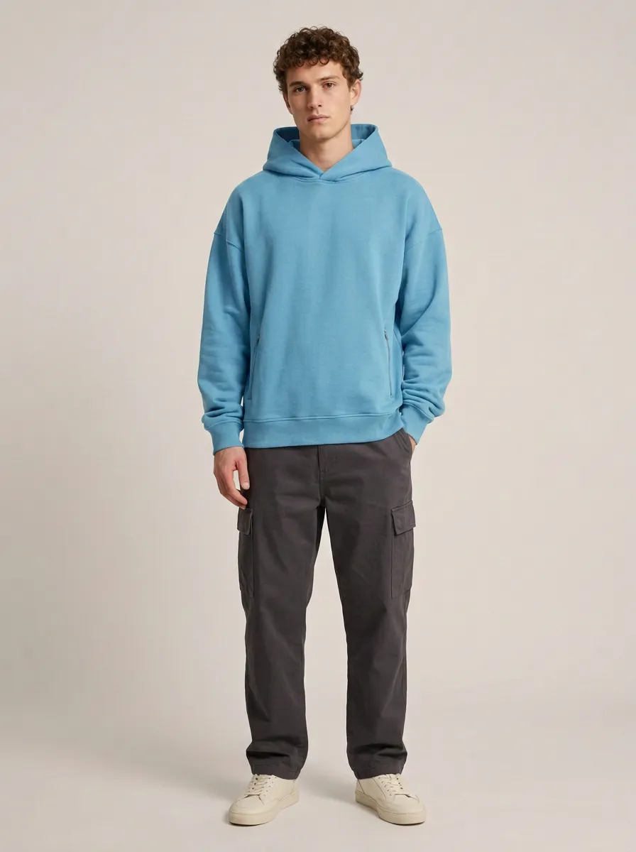 Unisex Relaxed Everyday Hooded Sweatshirt