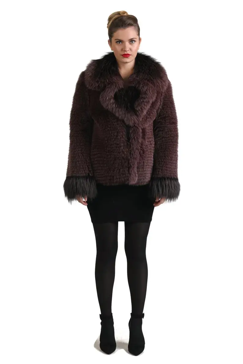 Fox Fur coat Fur jacket full skin