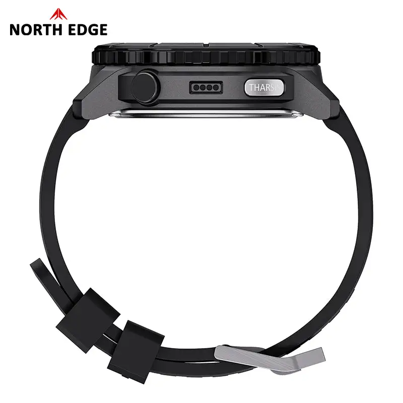 North Edge Compass Altimeter Barometer 50M Waterproof Outdoor Watch THARSIS