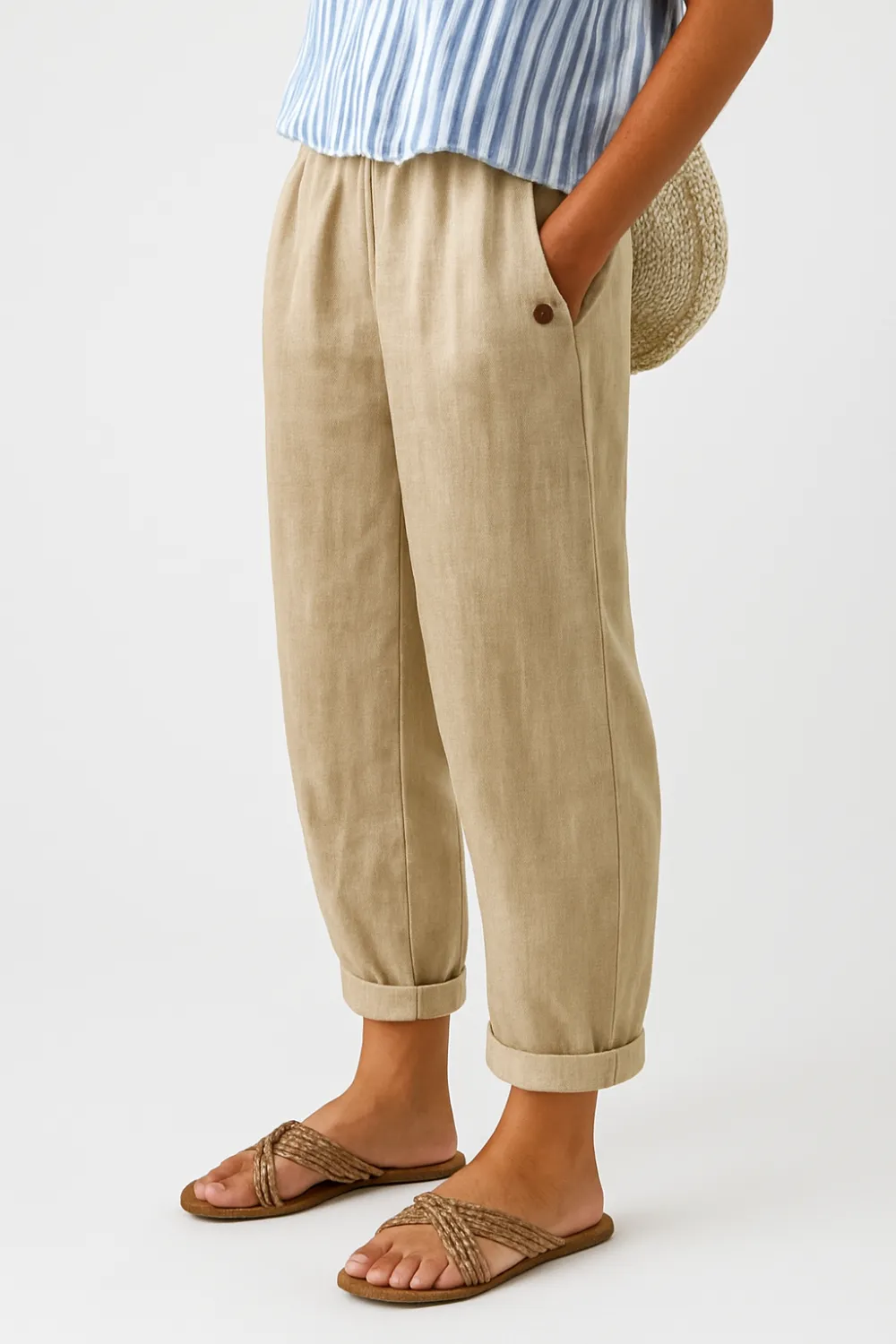 Relaxed Pocket Cuffed Pants