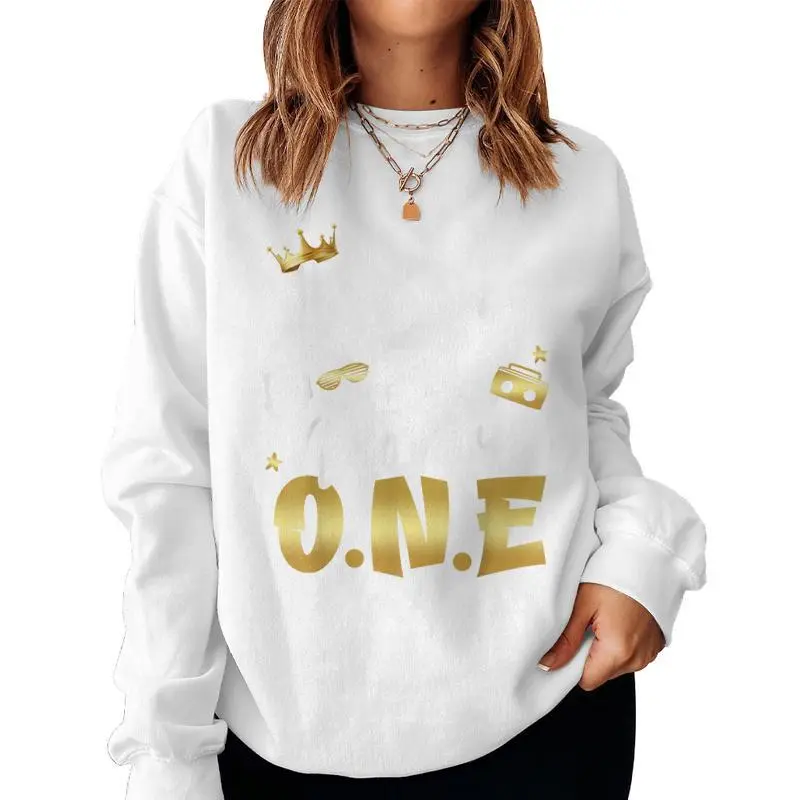 Mom Of The Notorious One Old School 1St Hip Hop Birthday Women Sweatshirt