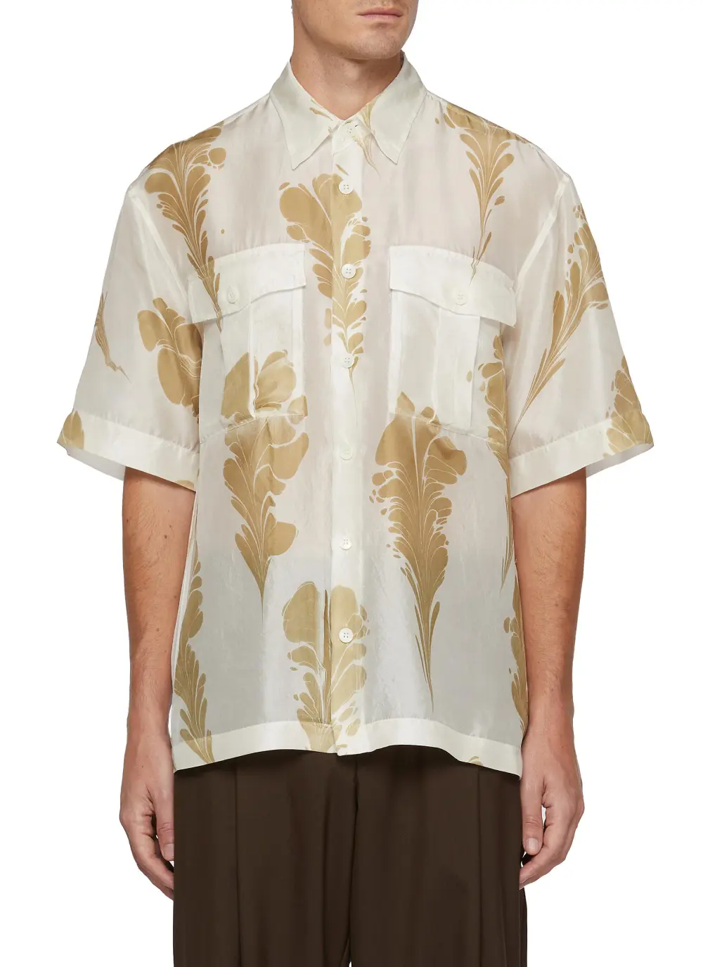 Soft Breathable Relaxed Silk Shirt