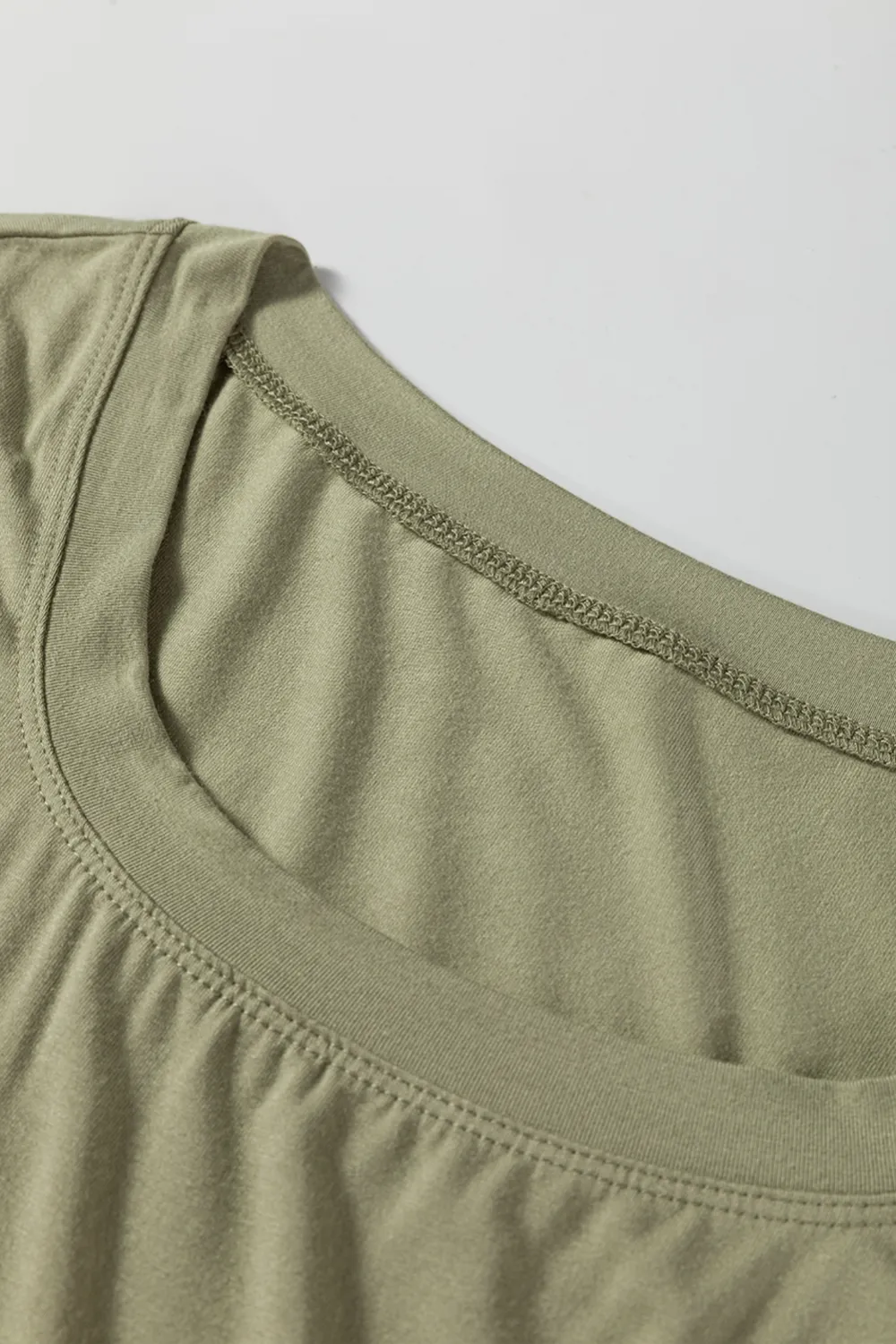 Laurel Green Long Sleeve Fitted Top
