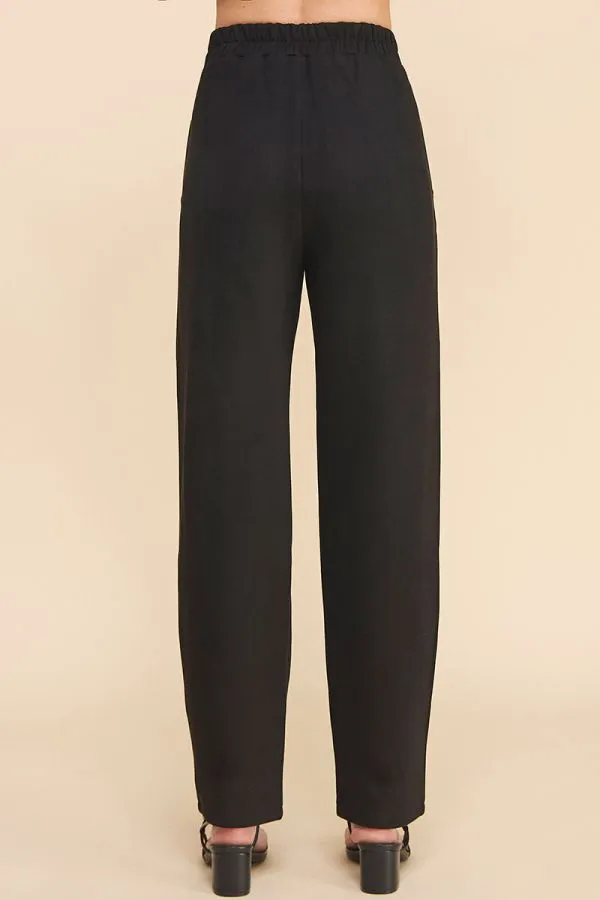 Straight Leg Cotton Pants