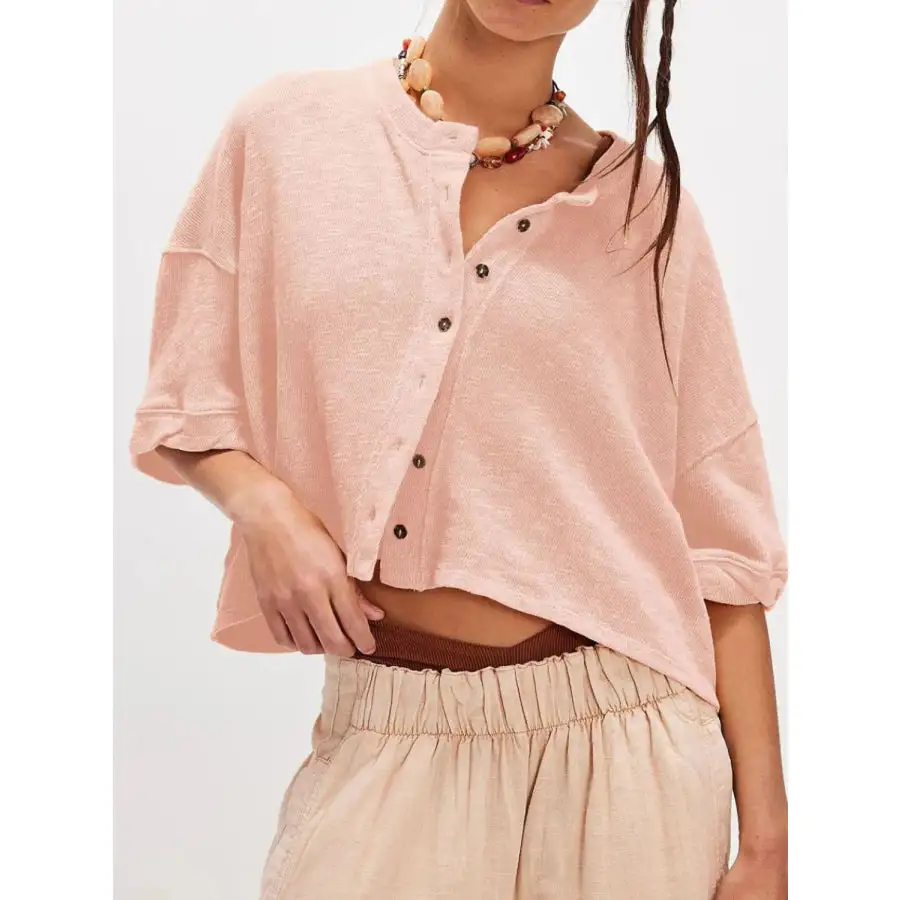 Button Down Half Sleeve Shirt