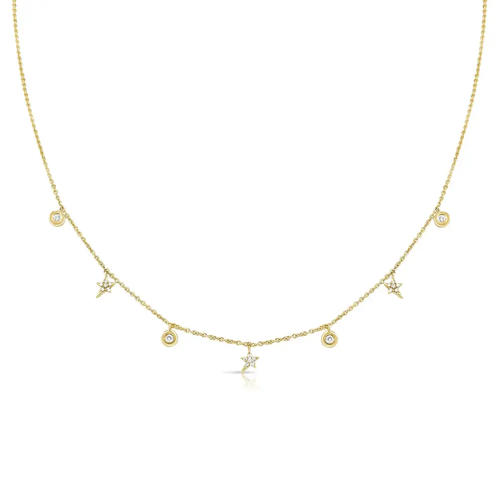 Classic Star Diamond Necklace