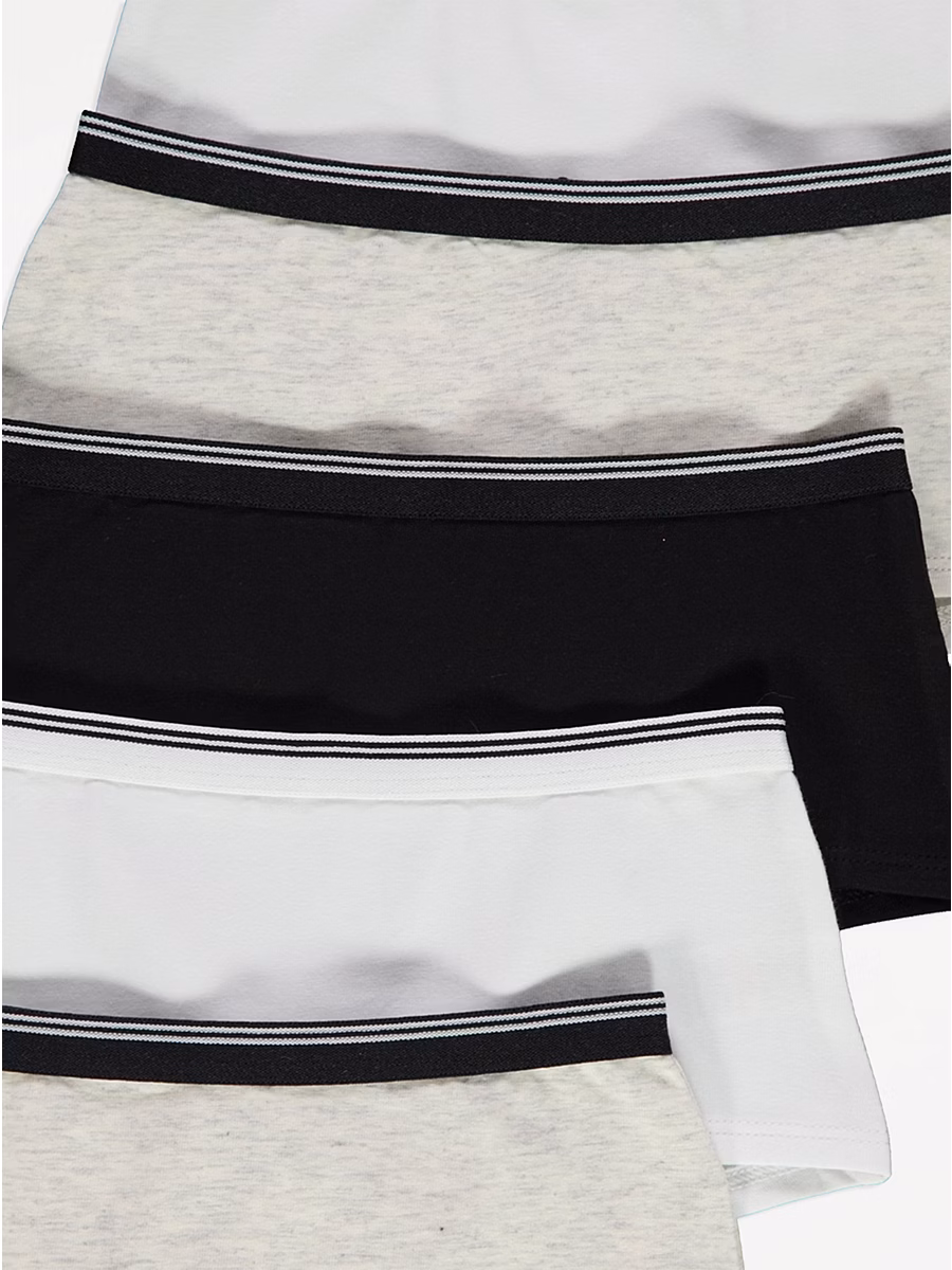 Marl Stripe Trim Shorts 7 Pack detail 1