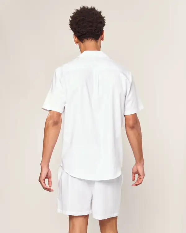 Classic Twill Pajama Short Set