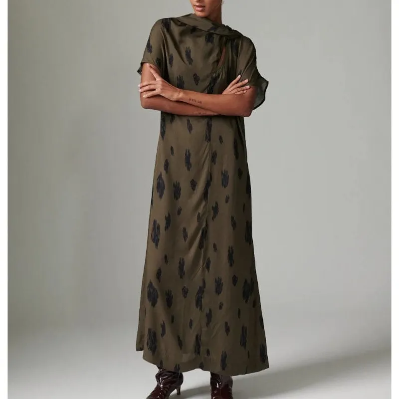 Cap-Sleeve Women's Maxi Dress