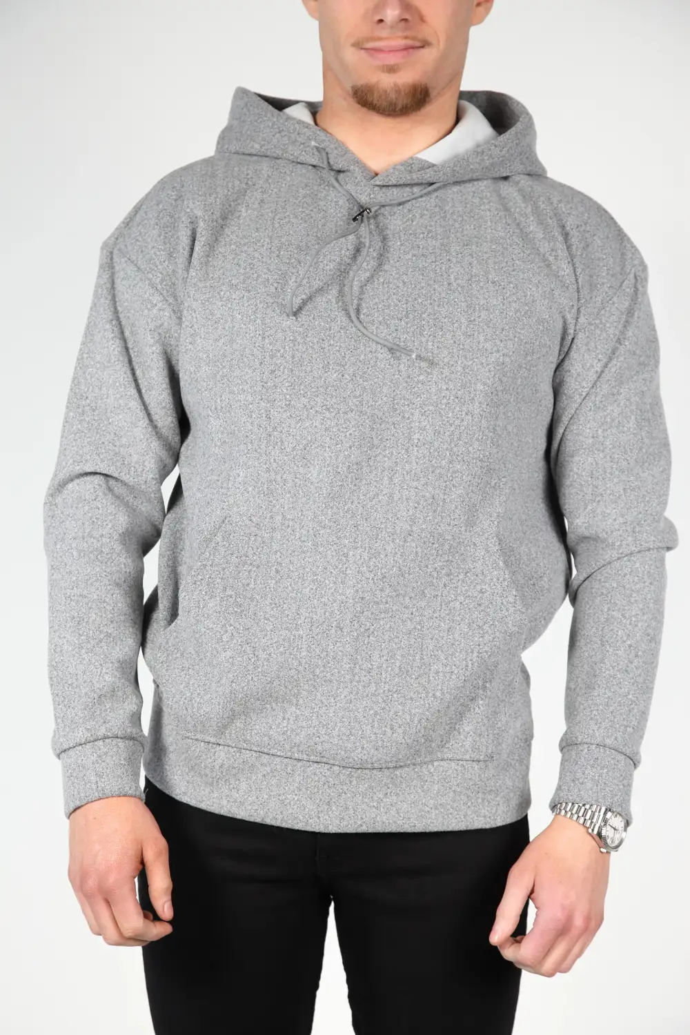 Modern Oversized Refined Pullover Hoodie