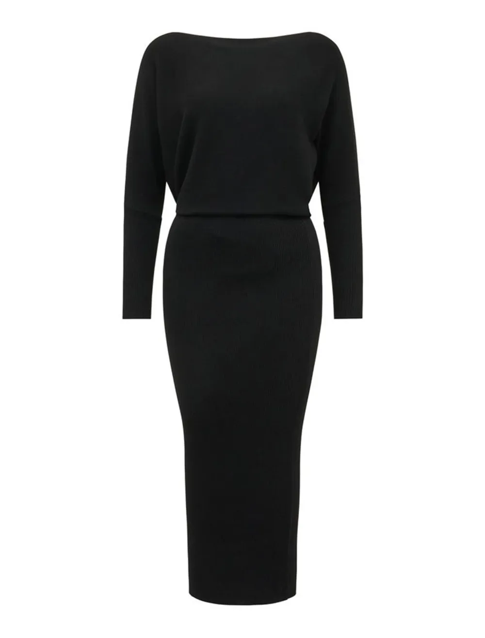 Off-Shoulder Midi Dress