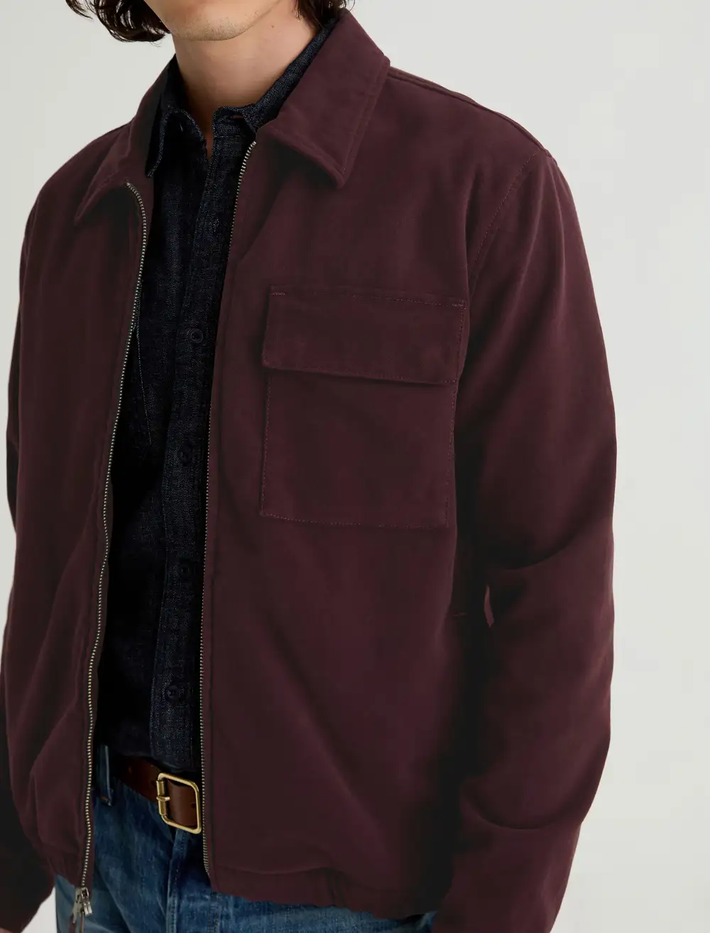 Men's Boxy Chest Pocket Chore Jacket
