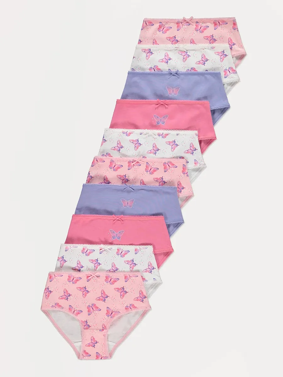 Butterfly Briefs 10 Pack