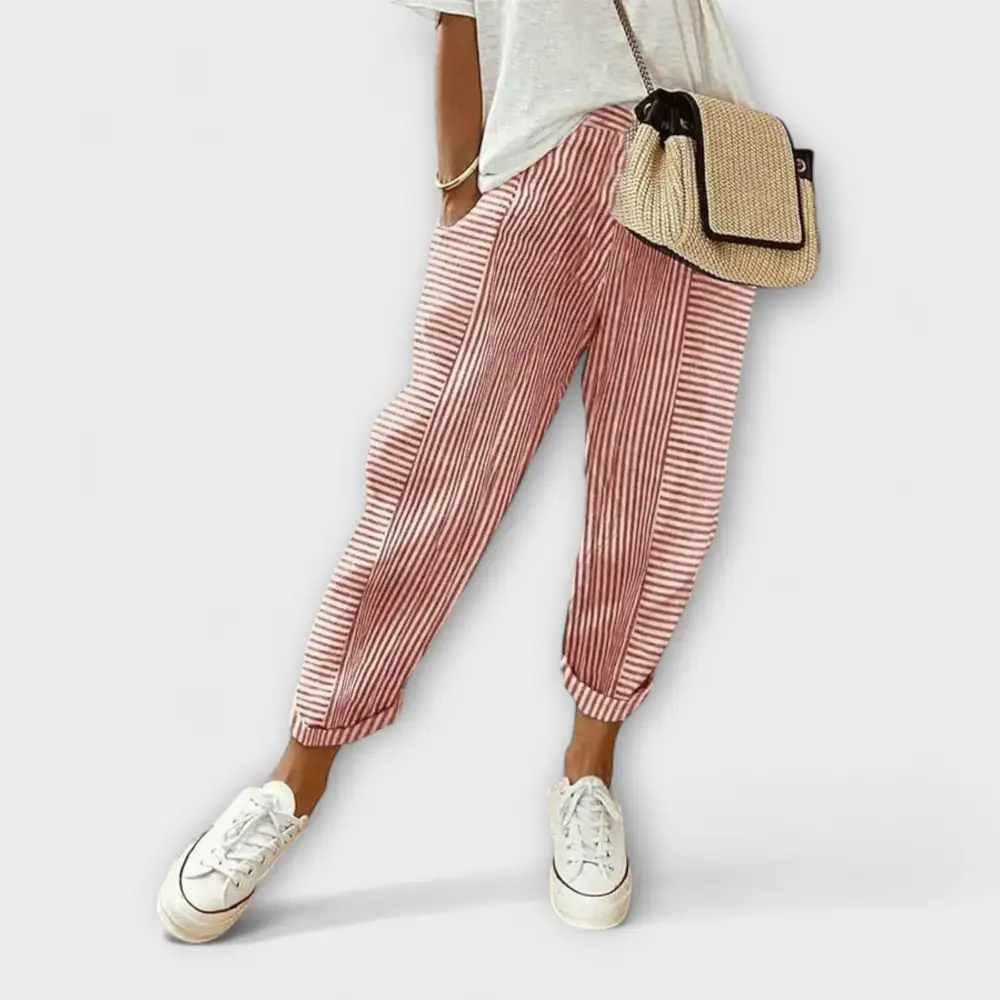 Striped Lightweight Trousers