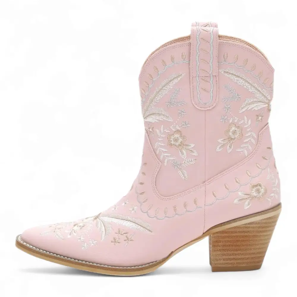 Corral Embroidered Cowgirl Ankle Bootie