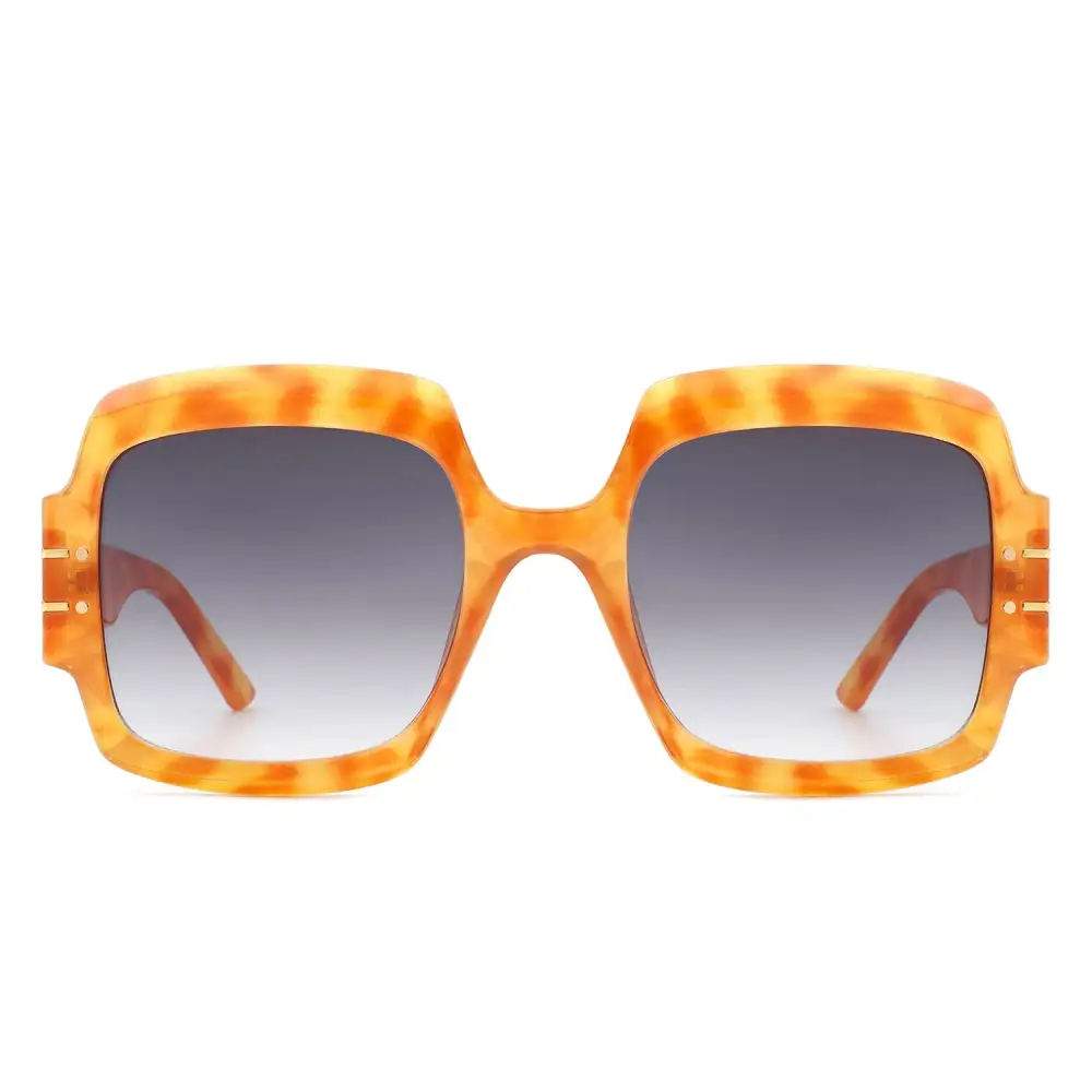 Jelly Square Flat Top Frame Sunglasses