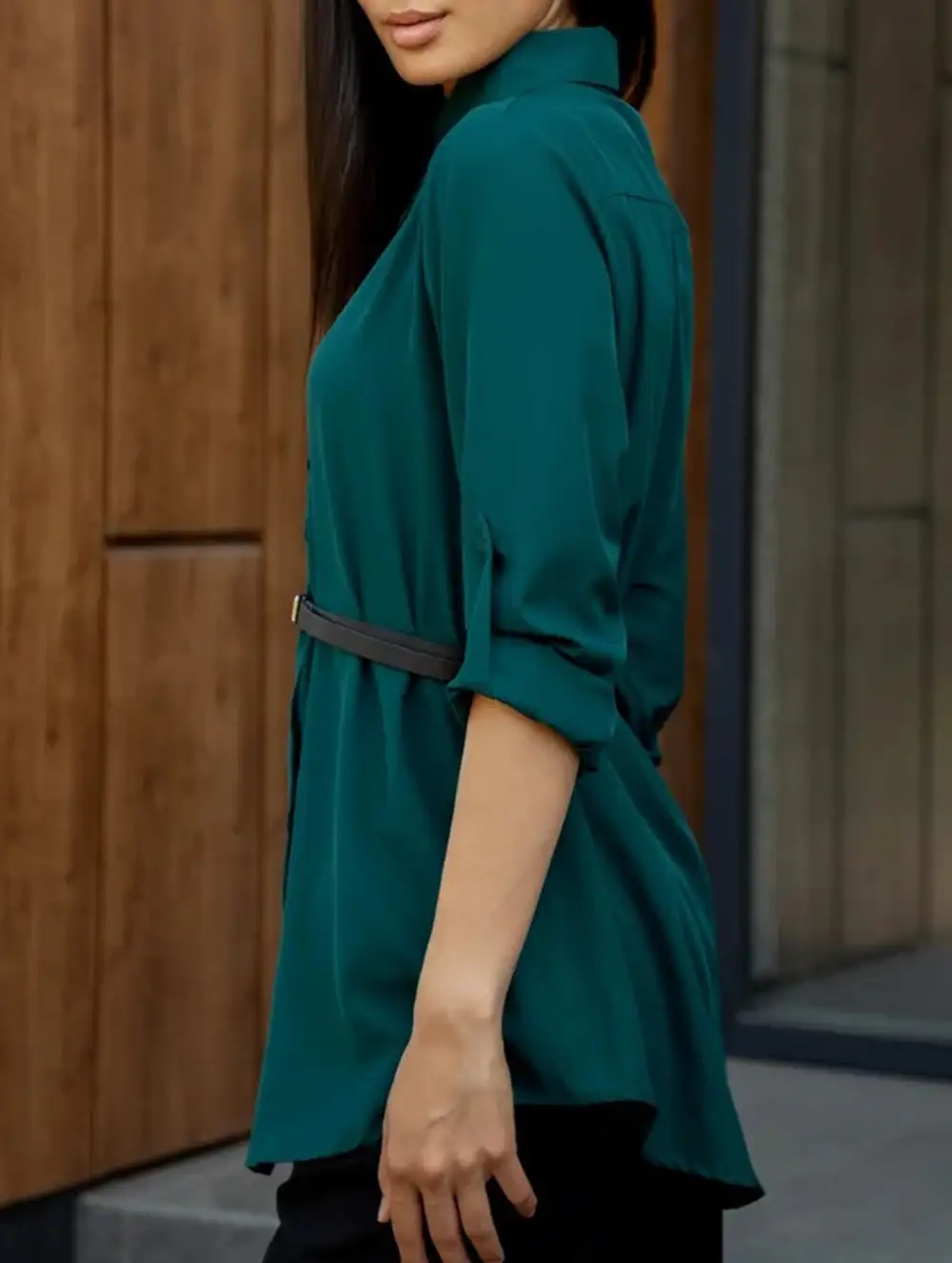 Polo Button Blouse