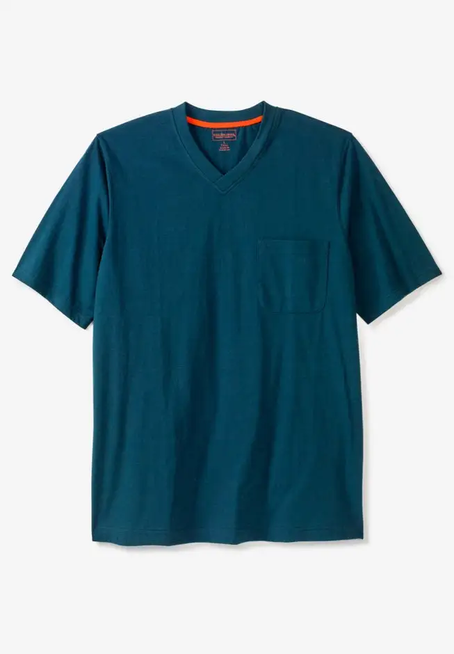 Heavyweight Pocket V-Neck Tee