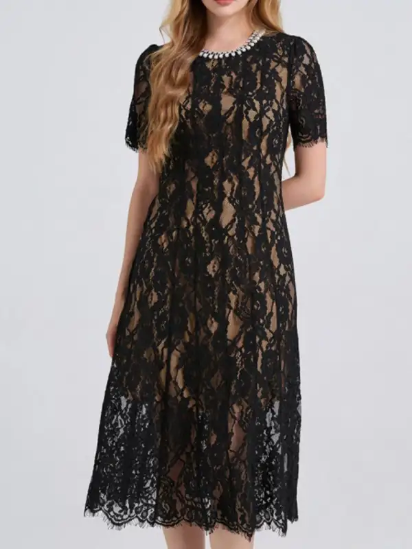 Lace Midi Dress