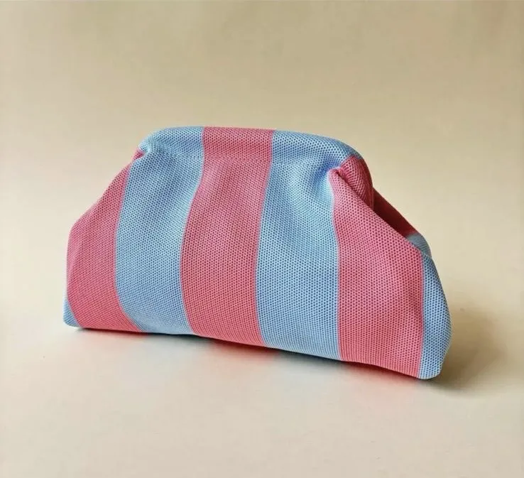Playful Striped Everyday Cosmetic Bag