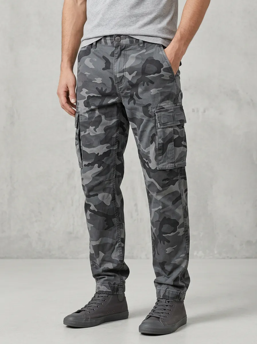 Outdoor-Utility Camouflage Cargo Pants