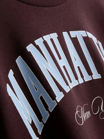 7-15yrs | Cotton Rich 2-in-1 Sweatshirt Blouse