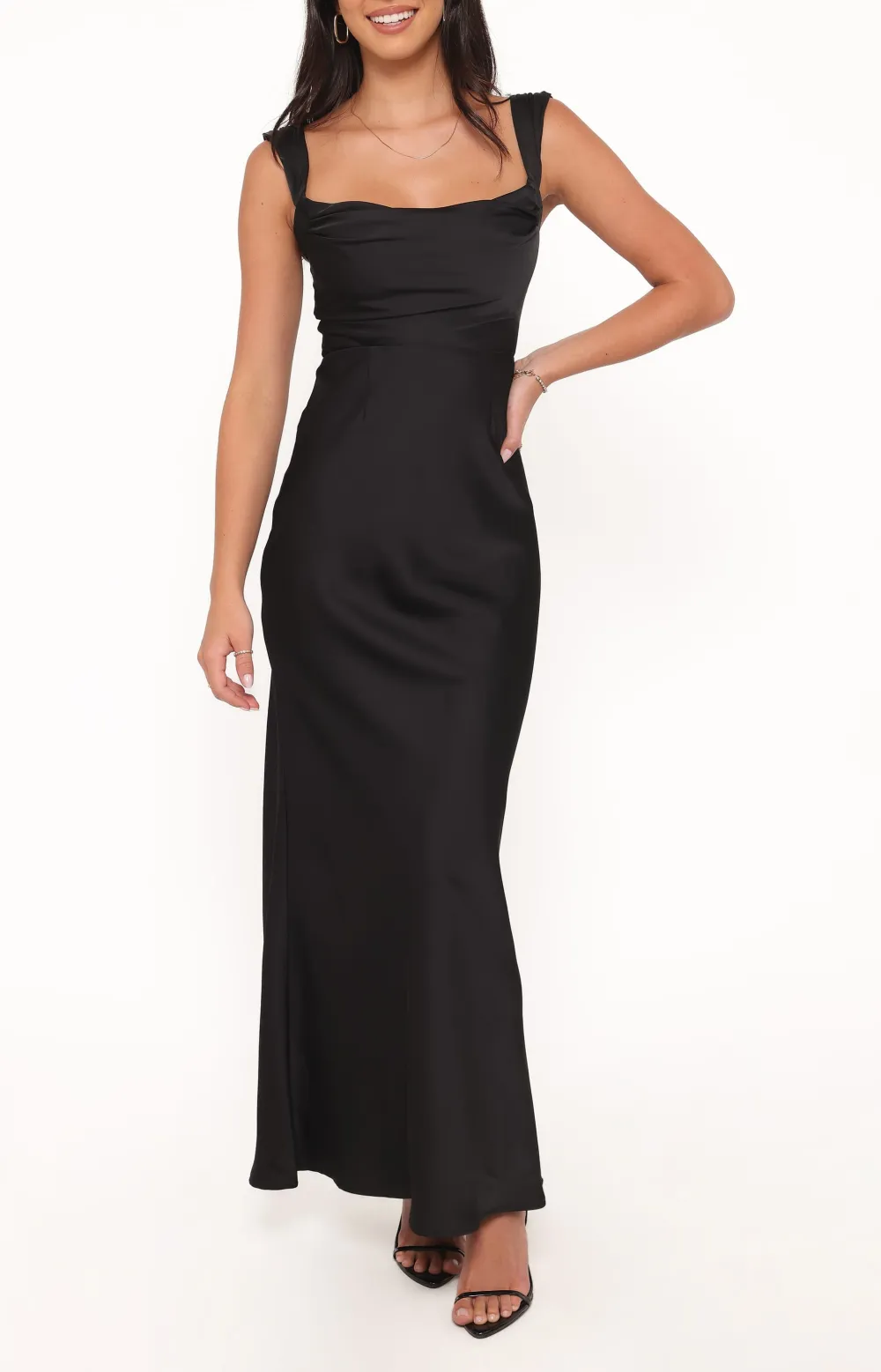 Bodycon Cowl Neck Maxi Dress