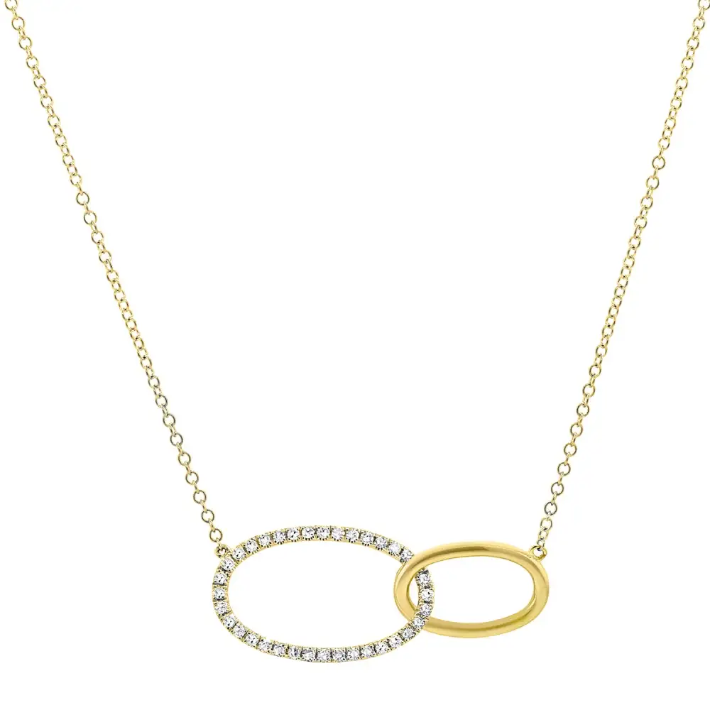 Minimal Luminous Classic Diamond Necklace
