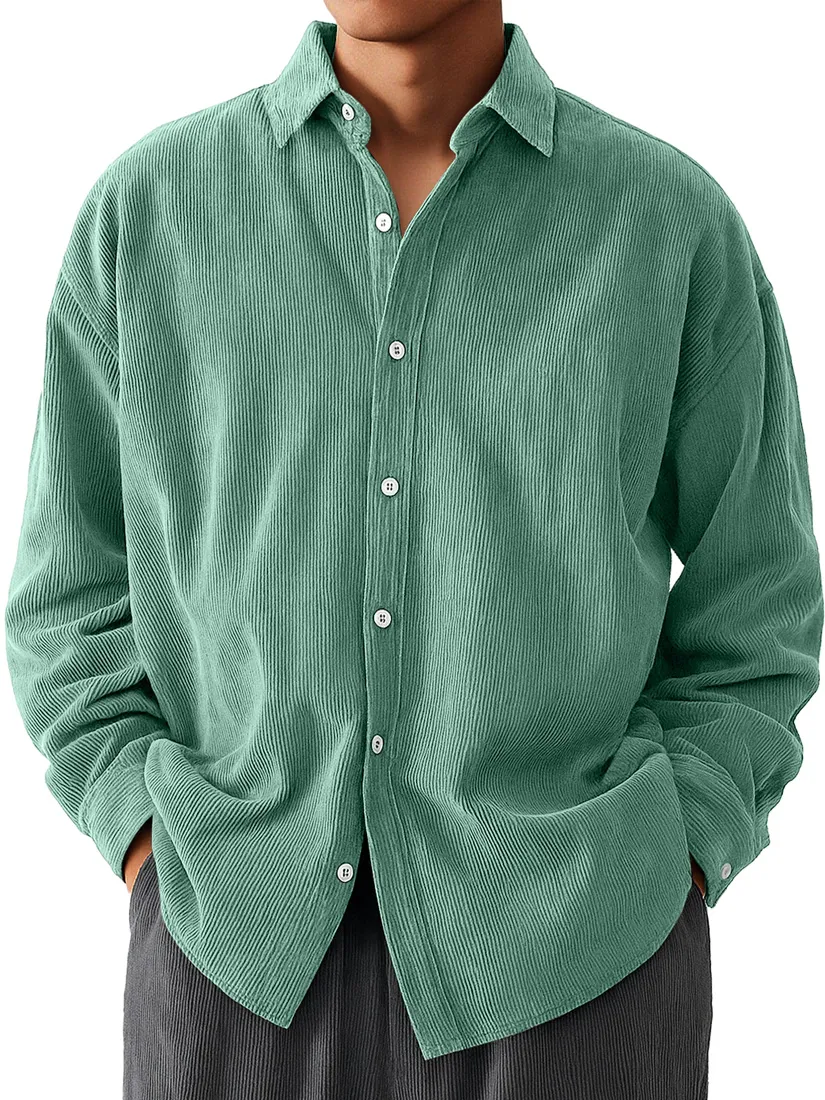 Workwear Corduroy Long Sleeve Shirt