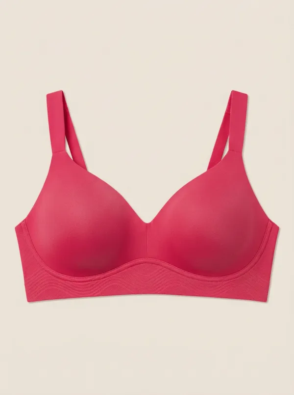 Everyday Seamless-Look Wavy-Texture Bra