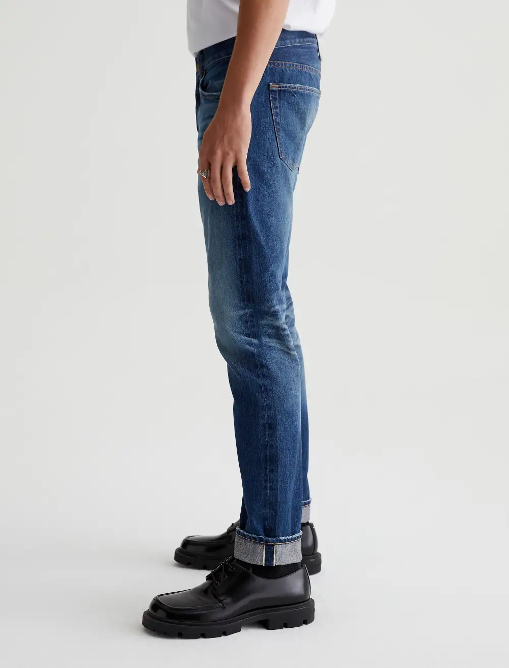Men's Modern Slim Mid Rise Stretch Jeans