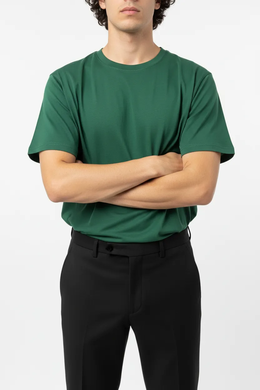Everyday Round Neck Cotton Essential T-Shirt