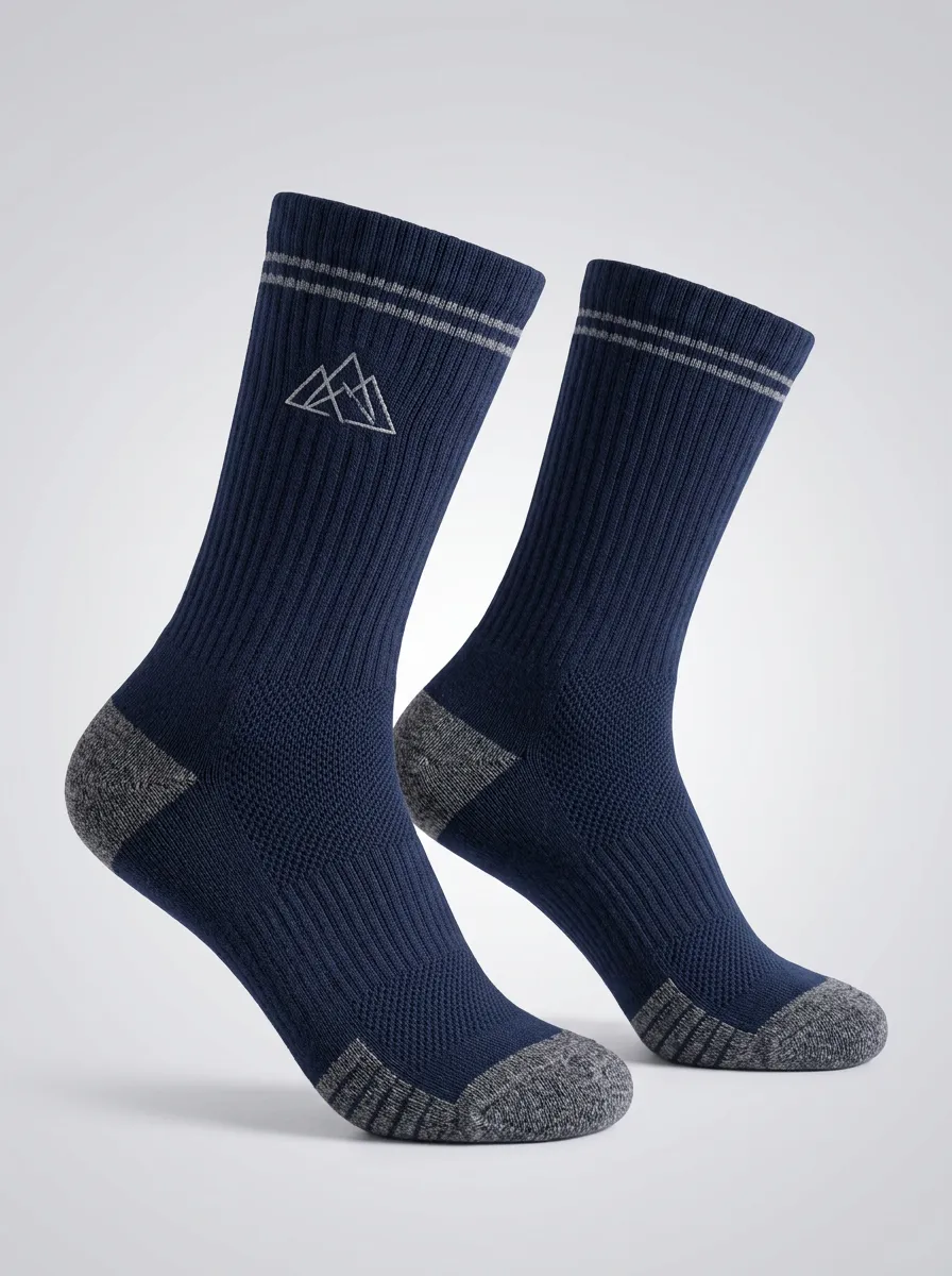 Socks with Mountain Artwork for Men