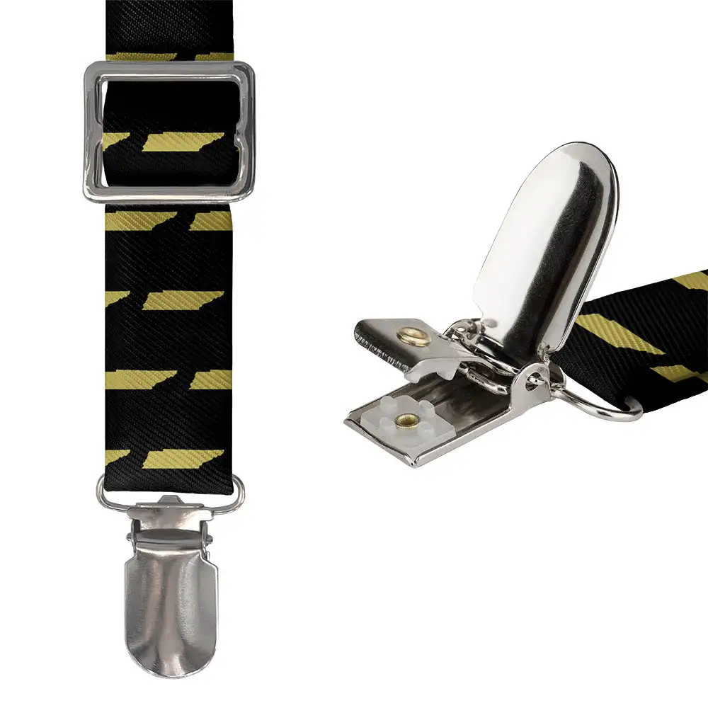 Graphic Pattern Motif Suspenders