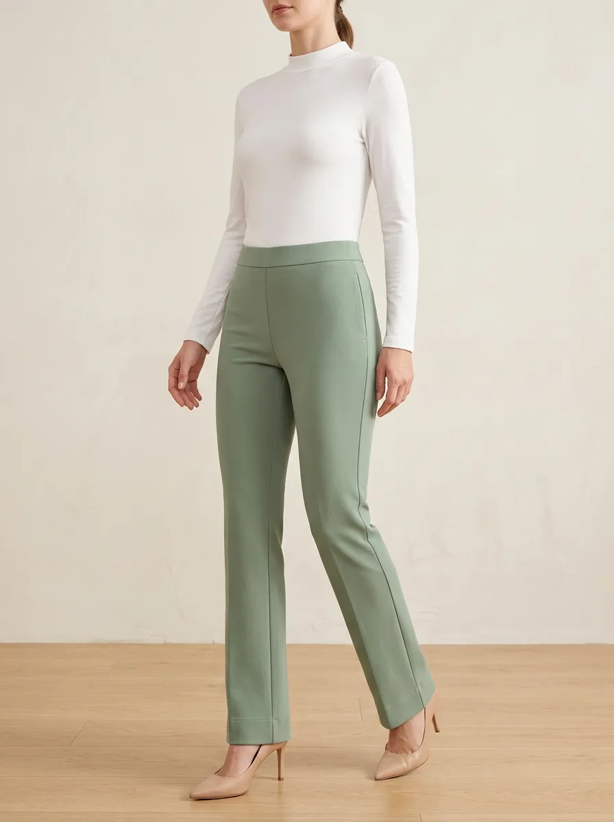 Urban Mid-Rise Stretch Women's Stretch Mid-Rise Pants