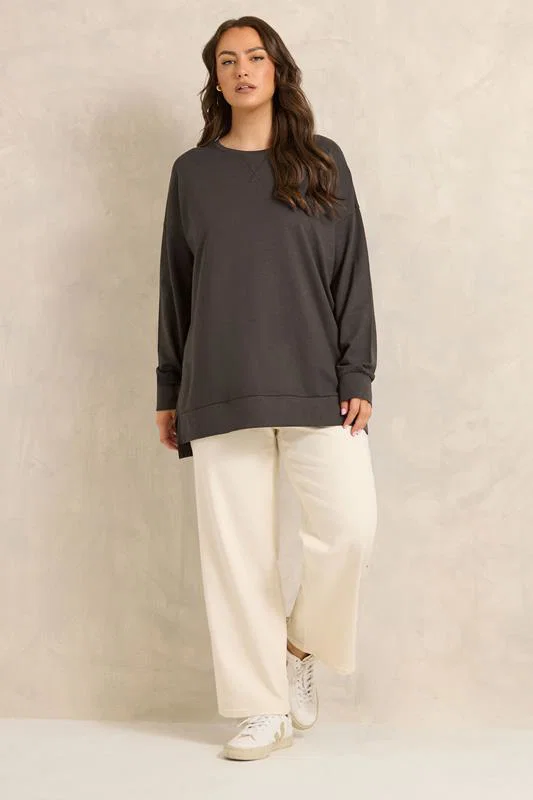 Chocolate Brown Luxe Sweatshirt detail 1