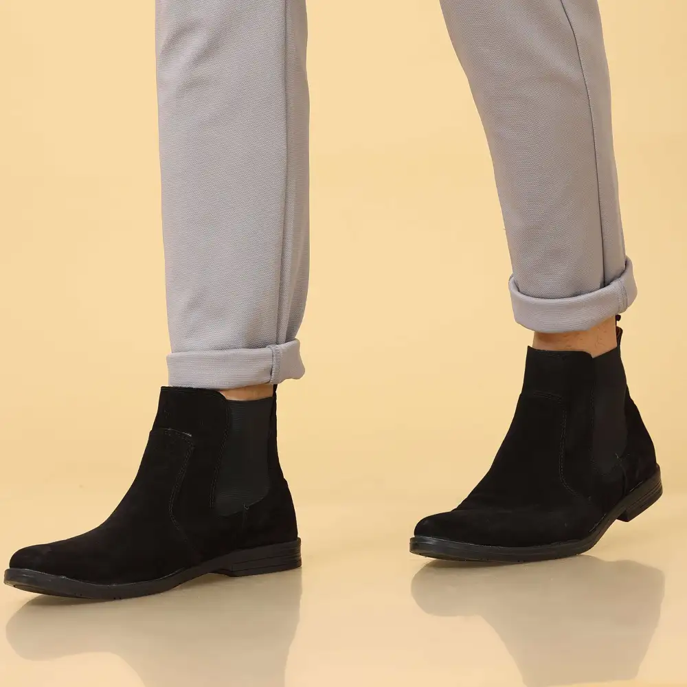 Men's Country Inspired Leather Chelsea Boots