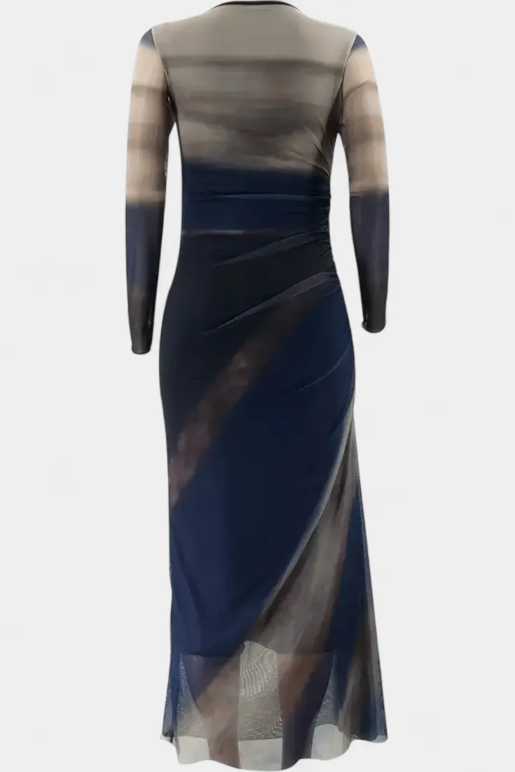 Cape Maxi Dress